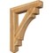 Ekena Millwork Merced Craftsman Rough Sawn Bracket, Western Red Cedar, 6"W x 38"D x 44"H BKT06X38X44MRC04RWR - alternate 1